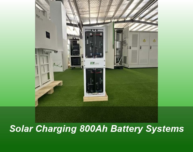 Solar Charging 800Ah Battery Systems